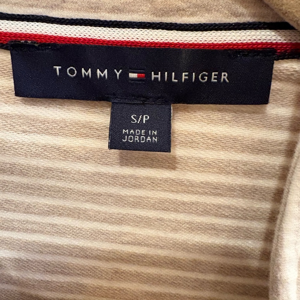 NWOT Tommy Hilfiger Women's Striped Military-Style Open-Front Band Jacket Small - Picture 4 of 9